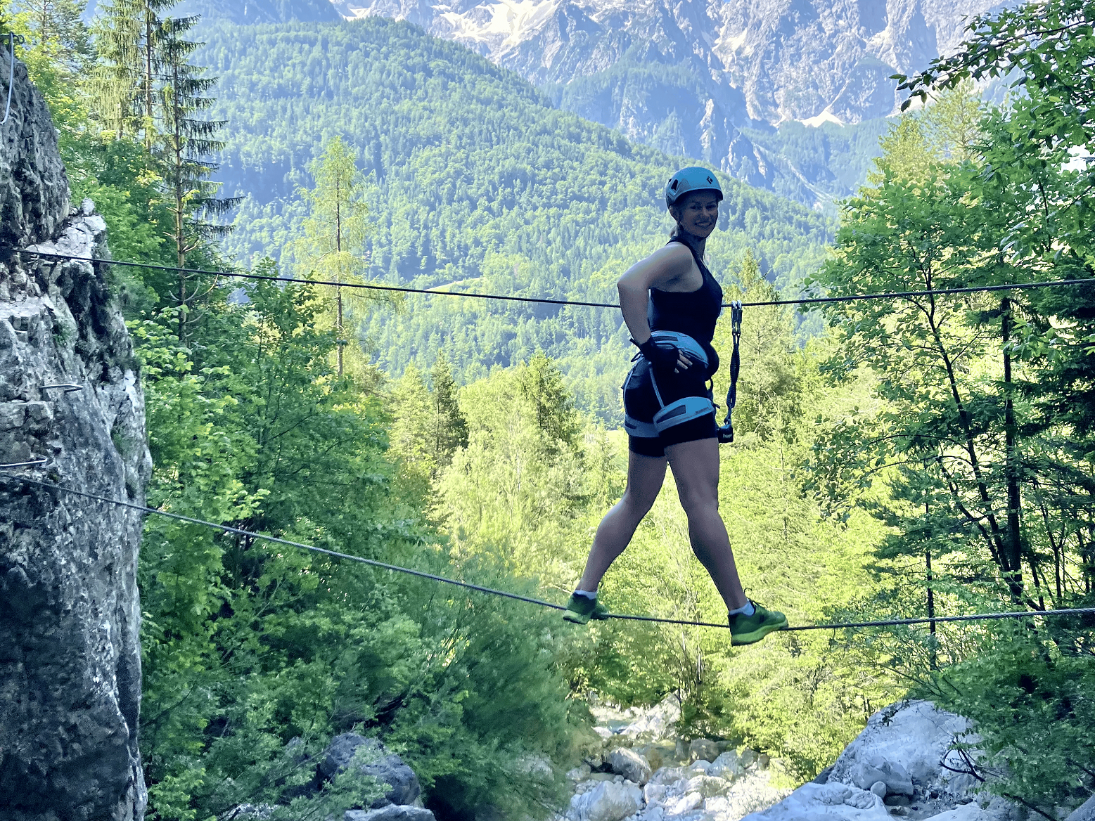 Ferraty nabízejí adrenalin i dechberoucí výhledy. Foto: Veronika Dvořáková/Rungo