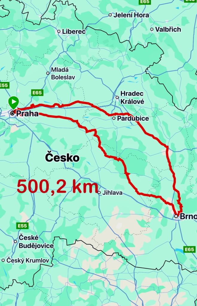 Nepřipadá v úvahu jet stejnou cestou tam i zpátky.