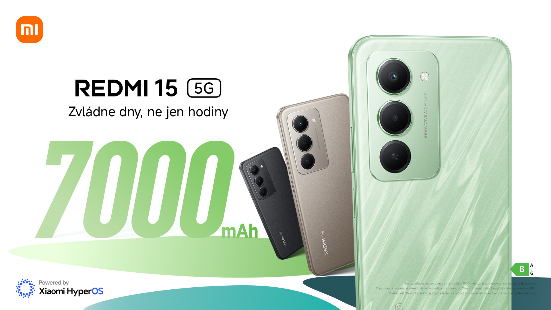 Nový mobilní telefon Redmi 15 5G je tady! Foto: Xiaomi