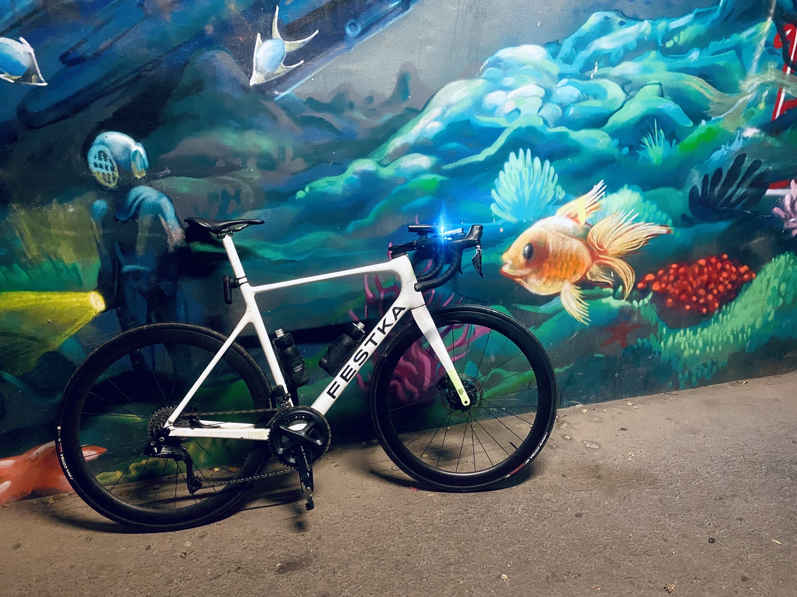 Listopad se nesl ve znamení mlhy. Ale na kole byl hned barevnější. Foto: Kat Secteur