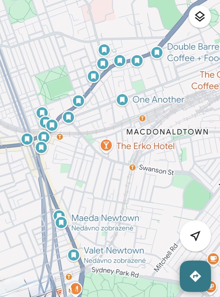 Job hunt, aneb střet s realitou, mapa kaváren, kde jsem lovila job