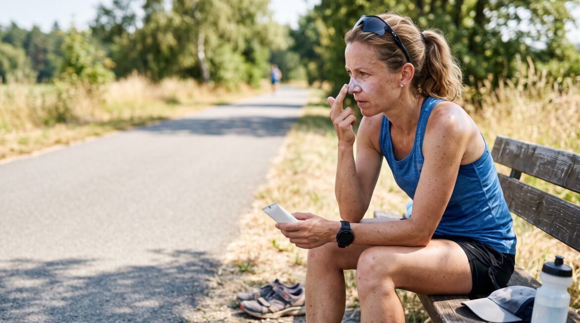 Ochrana před sluncem při sportu a nanášení SPF před během